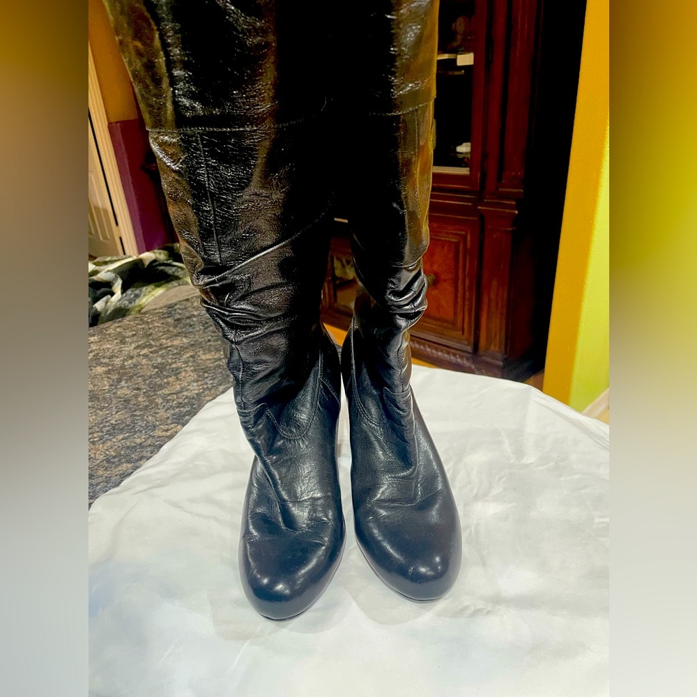 Women’s BP 14” shaft boots in Black,   Size 8 in good condition.